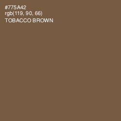 #775A42 - Tobacco Brown Color Image